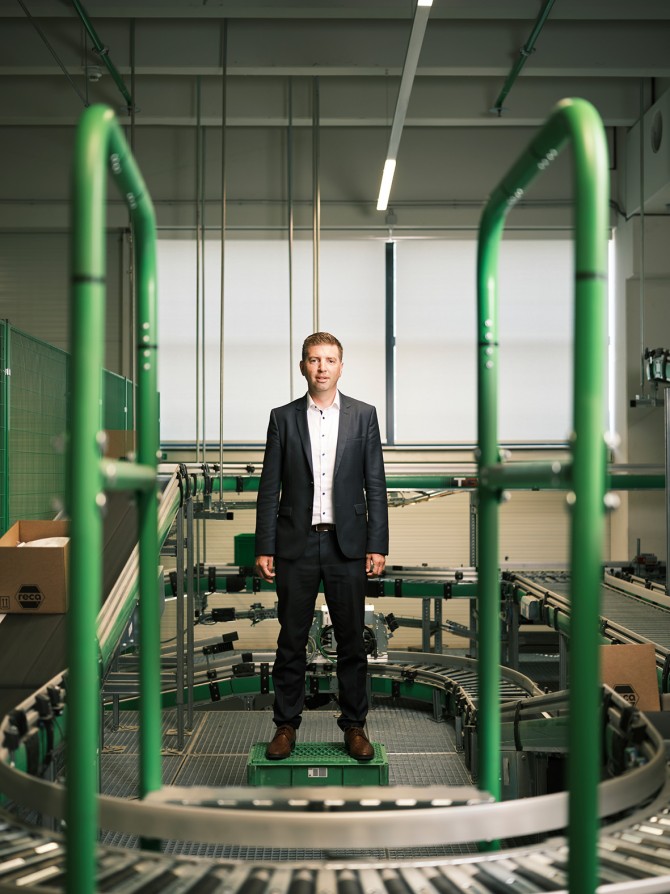 Logistikleiter Philipp Platzer