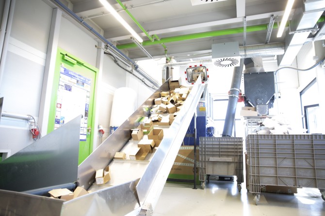 Recycling Verpackungsmaschine