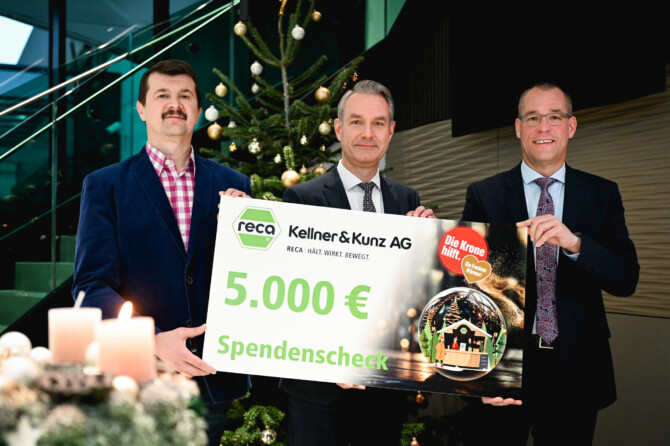 Übergabe der Spende für 