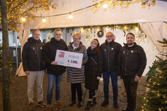 Übergabe der Spende für 