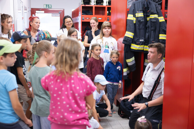 Besuch bei der Feuerwehr